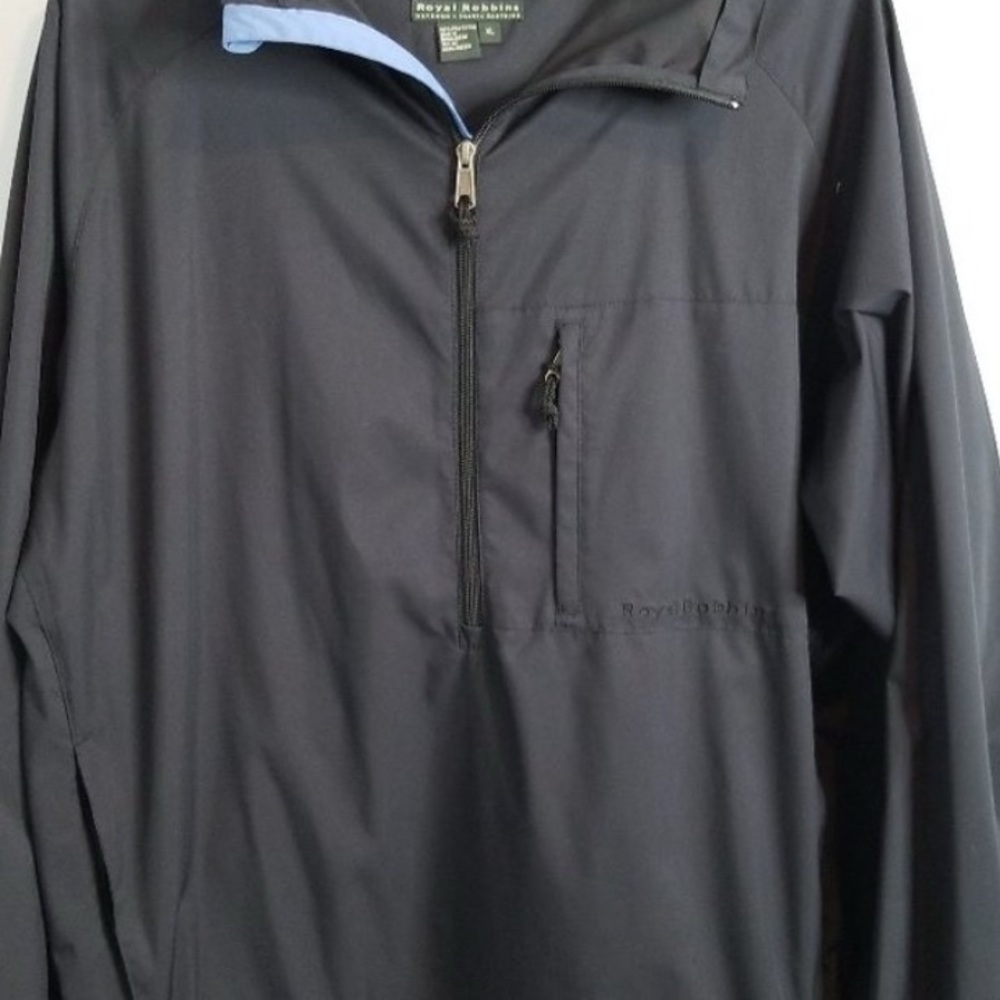 Royal Robbins Rain Jacket quarter zip hooded large - Picture 10 of 10